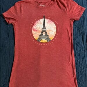 Aeropostale, cranberry colored T-shirt sz M